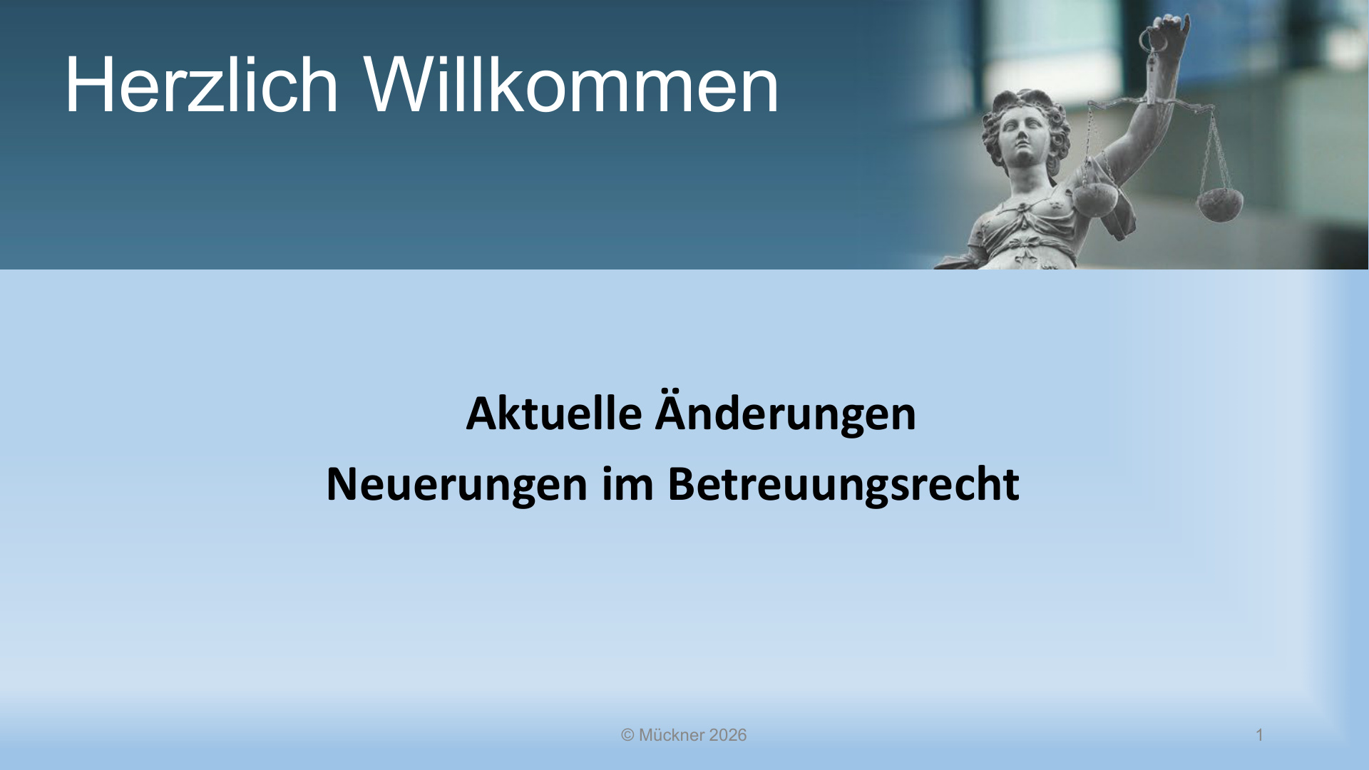 Mückner Aktuelle Änderungen S.1